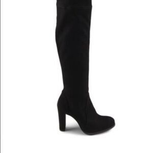 STUART WEITZMANHighland Block Heel Suede Over The Knee Boots